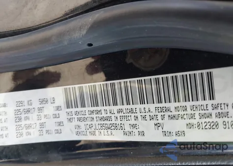 2016 Jeep Cherokee Latitude из США, поврежденный, VIN 1C4PJLCB5GW258161